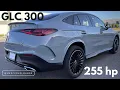 The 2025 Mercedes GLC 300 4MATIC Coupe is a sporty luxurious and all-wheel-drive compact SUV