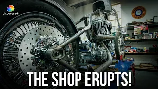 Paul Sr. & Paul Jr. Explode In A Heated Shop Showdown | American Chopper S3 | discovery+ India