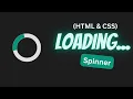 How to make a Page Loader in HTML CSS Preloader CSS Preloader B CODER
