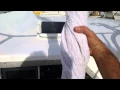 How to hand wring larger laundry items