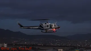 San Diego Sheriffs ASTREA Copter 11 taking off