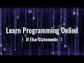 If Else Statements - Python Basics Course