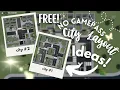 3 FREE bloxburg no gamepass city layout ideas