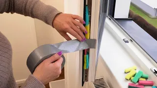 I Fixed Every Window Draft in My House With One Kitchen Sponge