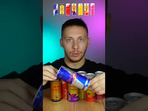 ASMR:RED BULL MUKBANG #asmr #drink #redbull