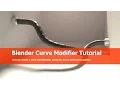 Blender Curve Modifier Tutorial Tube