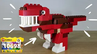 How to Build a LEGO T-Rex (10698) | ティラノサウルスの作り方 - レゴクラシック10698レシピ