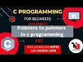 Pointer To Pointer in C With Example What is Double Pointer in C C Programming Tech Blooded