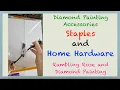 Diamond Painting Accessories from Staples and Home Hardware