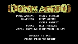 Commando C64 1985 End 