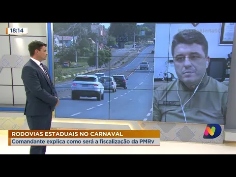 Rodovias estaduais no Carnaval: Comandante explica como será fiscalização