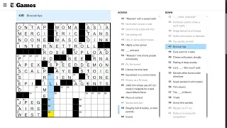 Random Crossword Monday August 7 2023