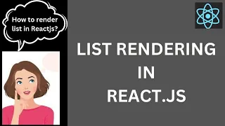 List in React Map Function in Reactjs in Hindi List Rendering in Reactjs in Hindi