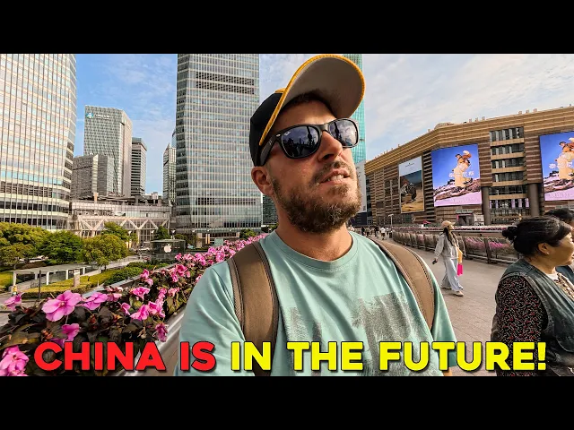All the tourists in China are Chinese! The futuristic City of Shanghai