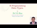 R Programming Data Types