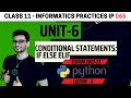 Class 11 If Else Elif Conditional Statements of Python IP Informatics Practices 065 Aakash