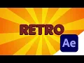 Create AMAZING Retro Animated Spiral Cartoon Backgrounds in After Effects