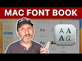 Using Font Book on Your Mac