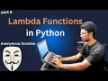 Python Lambda FUNCTION Lambda Functions In Python Explained part 8
