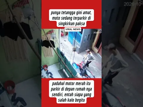 Tetangga Dengki Hancur Motor