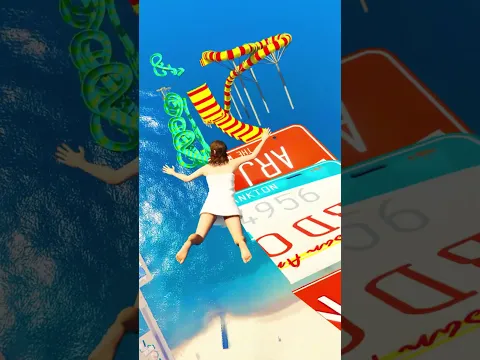 Funny Helicopter Helicopter Water Slide