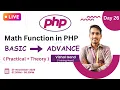 PHP Math Functions in Hindi Top 10 Functions with Examples PHP Full Course