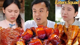 Da Zhuang’s awesome—scared Pumpkin off, stop his brag!丨Food Blind Box