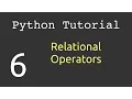 Relational Operators Python Tutorial