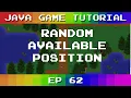 Java Game Tutorial Ep 62 - Random Available Position