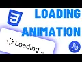 Create A Loading Animation Button CSS for beginners