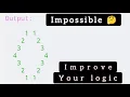 rhombus number pattern in c logical program in c improve logic number pattern program