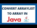 How to convert arraylist to array in java List to array conversion program