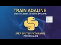 Train ADALINE with Stochastic Gradient Descent Step-by-Step Python Guide