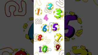 جزء من أغنية الأرقام 2 العد من واحد إلى عشرة Kidslearning Kidstv Kidssong اطفال تعليم 