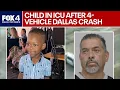 Fleeing Dallas suspect critically injures child in crash