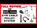 Review of SYL Fitness Gym Cable Pulley System - Accessory for LAT Pulldown Tricep More