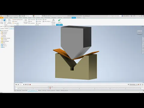 Download MP3 Bending Plate Animation - Autodesk Inventor 2020 Tutorial