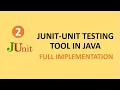 Junit - Unit Testing Tool in Java Full implementation 02