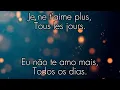 Manu Chao - Je Ne T'aime Plus (Paroles/Legendas)
