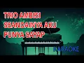 Download Lagu Trio Ambisi Seandainya Aku Punya Sayap Karaoke