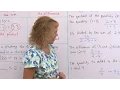 Terminology for the basic operations and writing algebraic expressions from words
