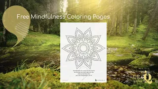 Teen SEL - Mindfulness Coloring Pages