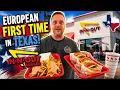European tries - In N Out Burger for the first time