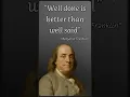 Download Lagu Talking Less, Doing More – That Is Power Benjamin Franklin.  #motivation #lifelessons #nevergiveup