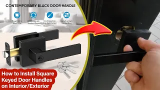 5 Steps to Install BLACK Keyed Door Handles Ultimate Guide