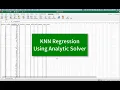 KNN Regression Using Analytic Solver