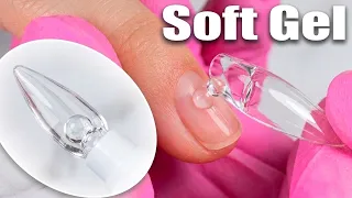 Aplica SOFT GEL en UÑAS CONVEXAS Sin Miedo 💅 2 Diseños Fáciles con Born Pretty