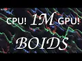 I Built a Simulation Engine From Scratch 100K 1M Boids on CPU GPU