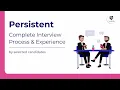 Persistent Off campus Placement 2022 Persistent Interview Experience