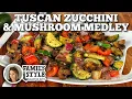 Tuscan Zucchini Mushroom Medley on the Blackstone Griddle